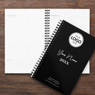Benutzerdefiniertes Jahr, Logo, Name und Text, sch Planer