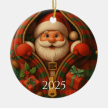 Benutzerdefiniertes Karo-Weihnachtsmann-Weihnachts