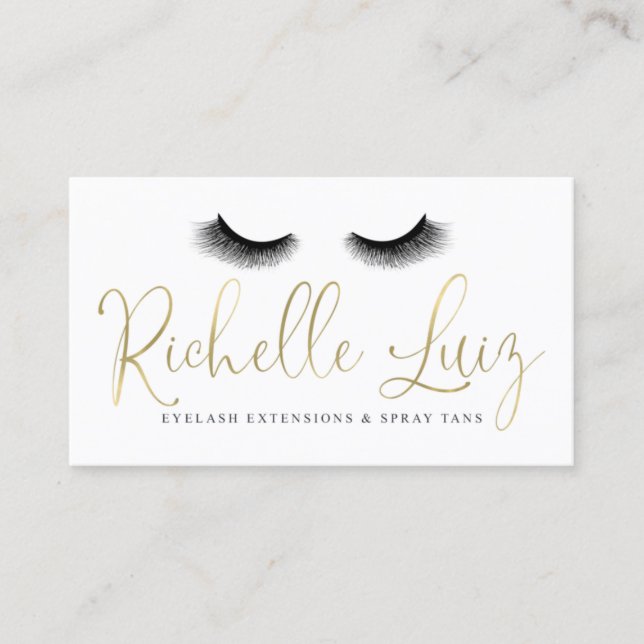 Benutzerdefiniertes Kartendesign für Richelle Ruiz Visitenkarte (Vorderseite)
