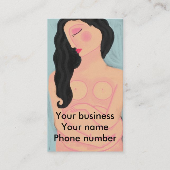 Benutzerdefiniertes Kartendesign Visitenkarte (Vorderseite)