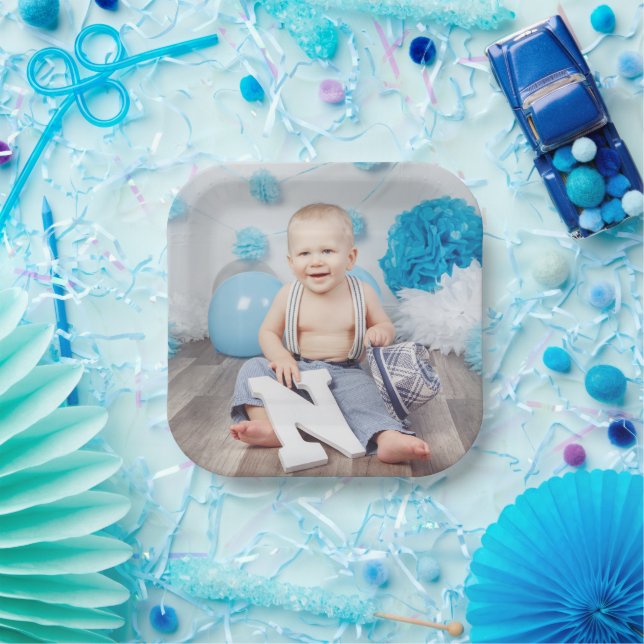 Benutzerdefiniertes Kindergeburtstag-Foto Pappteller (Party)