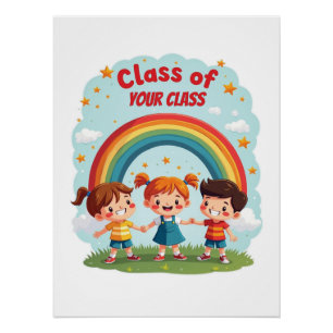 Benutzerdefiniertes Klassenraumdesign für Kinder Poster