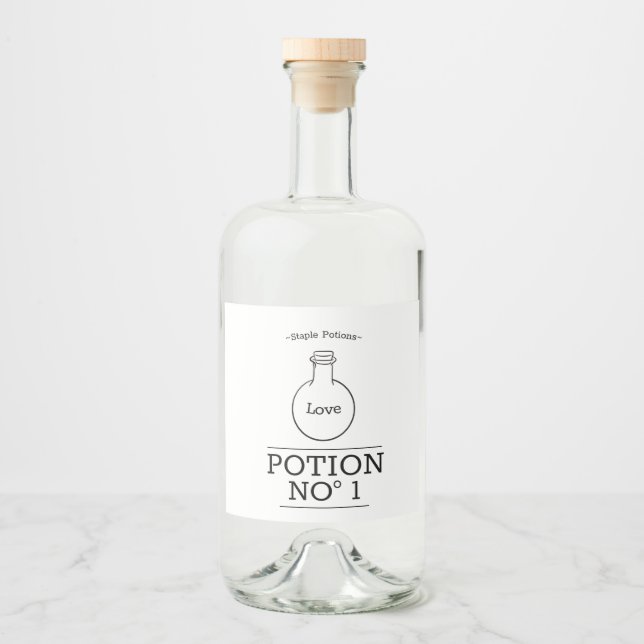 Benutzerdefiniertes Lebensmittel-Containerlabel (3 Alkoholflaschenetikett (Vorderseite)