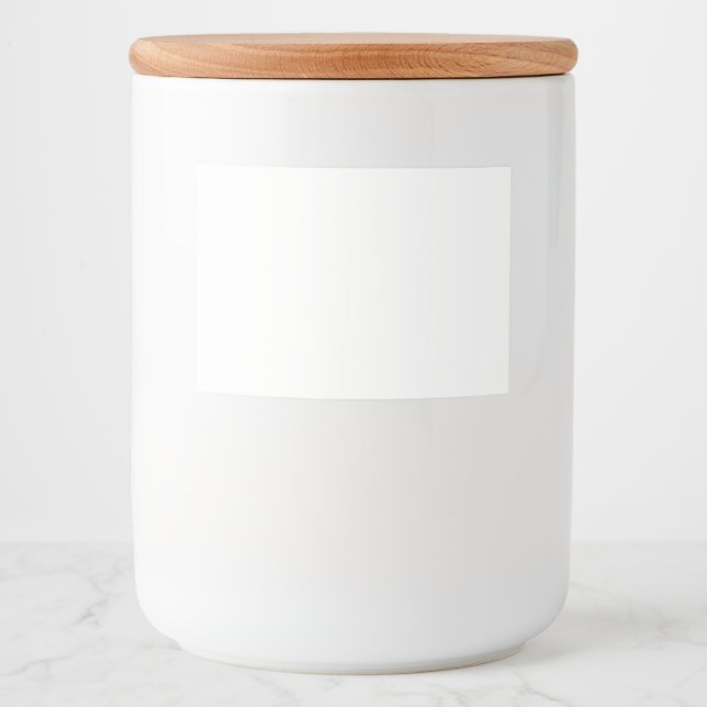 Benutzerdefiniertes Lebensmittel-Containerlabel (3 Lebensmitteletikett (Vorderseite)