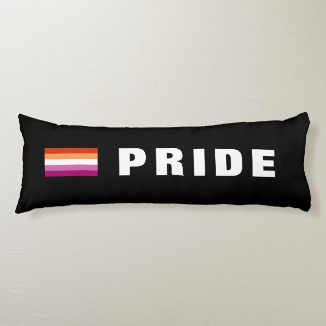 Benutzerdefiniertes LGBTQ-Rainbow Lesbian-Strichfe Seitenschläferkissen (Vorderseite)