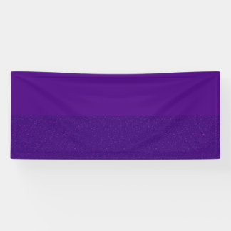 Benutzerdefiniertes lila glitzerndes unteres Banne Banner