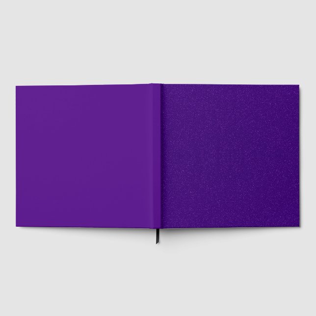 Benutzerdefiniertes Lila Noise Guest Book Gästebuch (Voll)