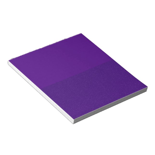Benutzerdefiniertes Lila separates Notepad Notizblock (angewinkelt)