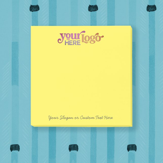 Benutzerdefiniertes Logo 3x3 Post-it®-Personalisie Post-it Klebezettel (Zazzle Custom Logo 3x3 Post-it® Personalized Sticky Notes, custom post it notes
logo post it notes)