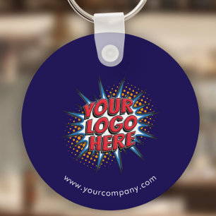 Benutzerdefiniertes Logo, benutzerdefinierter Text Schlüsselanhänger