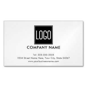 Benutzerdefiniertes Logo  Branding in Unternehmen Magnetische Visitenkarte