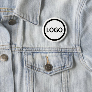 Benutzerdefiniertes Logo Corporate Modern Minima Button