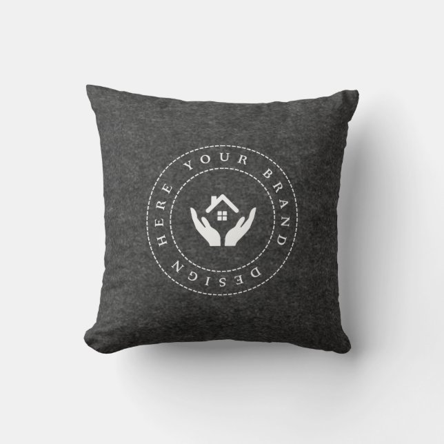 Benutzerdefiniertes Logo Corporate Showroom-Matchi Kissen (Vorderseite)
