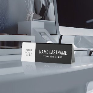 Benutzerdefiniertes Logo Einfache Minimalistische Tischaufsteller