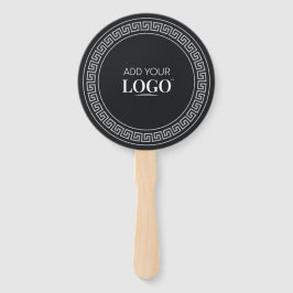 Benutzerdefiniertes Logo Elegante Mindestwerbebedi Fächer