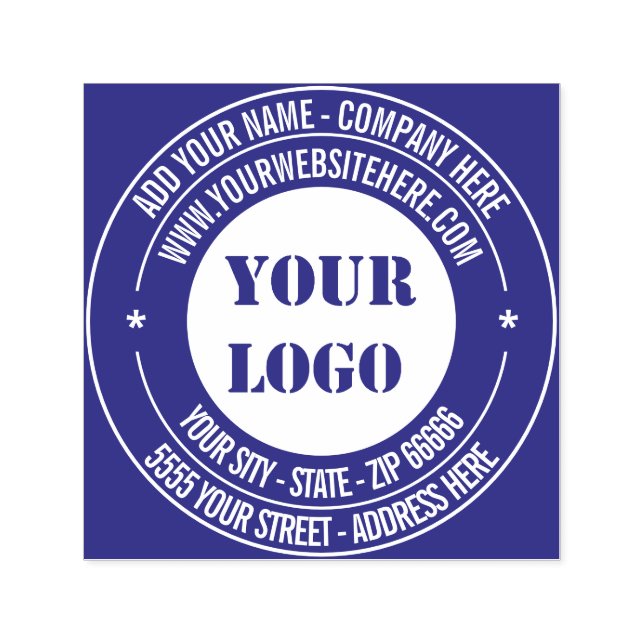 Benutzerdefiniertes Logo - Foto, Anschrift, Name,  Permastempel (Design)