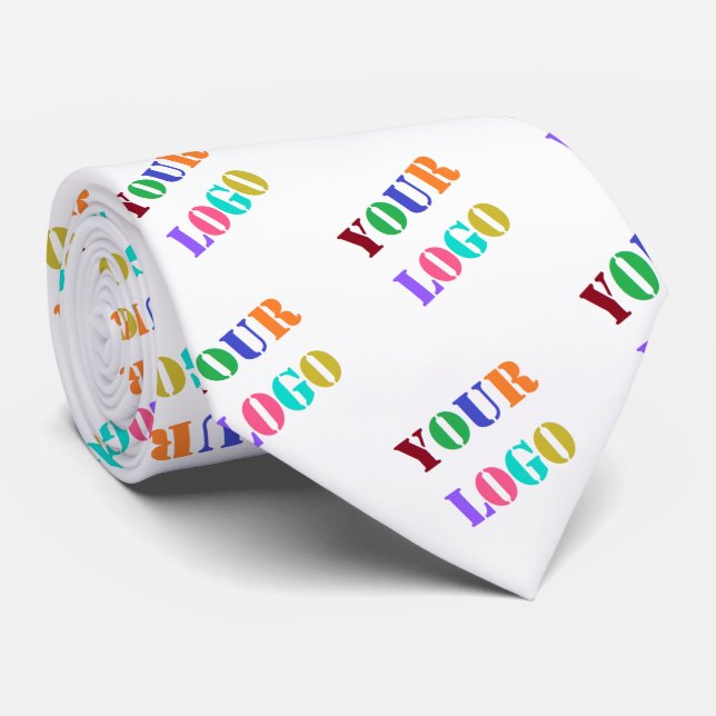 Benutzerdefiniertes Logo Foto Farben Neck Tie Werb Krawatte (Gerollt)