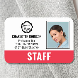 Benutzerdefiniertes Logo-Foto für das Logo "Red Ma Namensschild