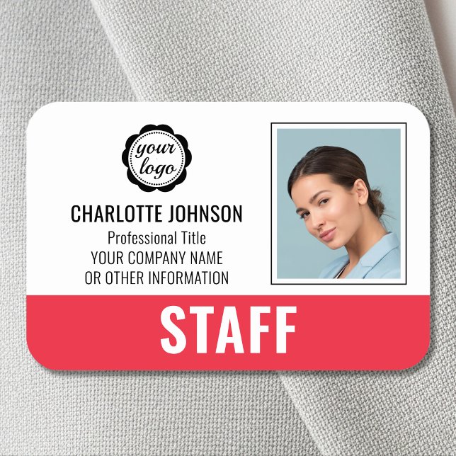 Benutzerdefiniertes Logo-Foto für das Logo "Red Ma Namensschild (Von Creator hochgeladen)