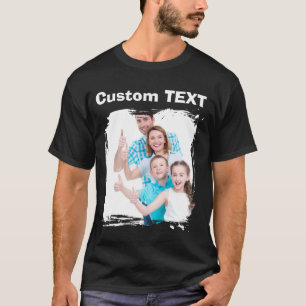 Benutzerdefiniertes Logo Foto Shirt Familie Gesche