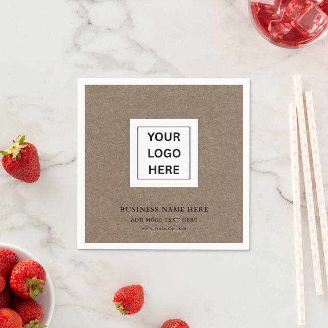 Benutzerdefiniertes Logo für Business Events Paper Serviette (Beispiel)