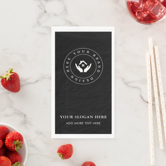 Benutzerdefiniertes Logo für Business Events Paper Serviette (Beispiel)