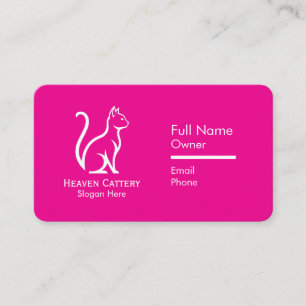 Benutzerdefiniertes Logo für Chic & Modern Cattere Visitenkarte