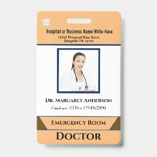 Benutzerdefiniertes Logo für das Foto im Krankenha Ausweis