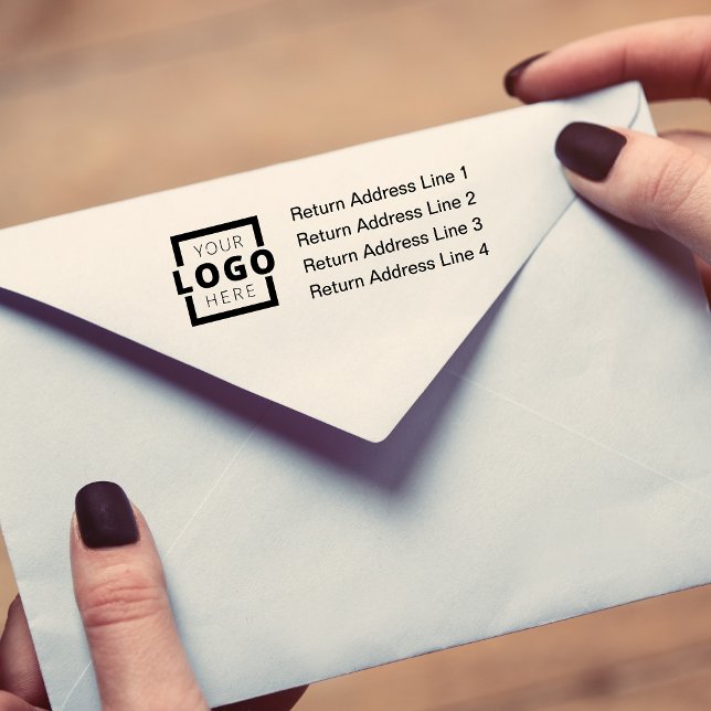Benutzerdefiniertes Logo für die Rücksendeadresse  Gummistempel (Von Creator hochgeladen)