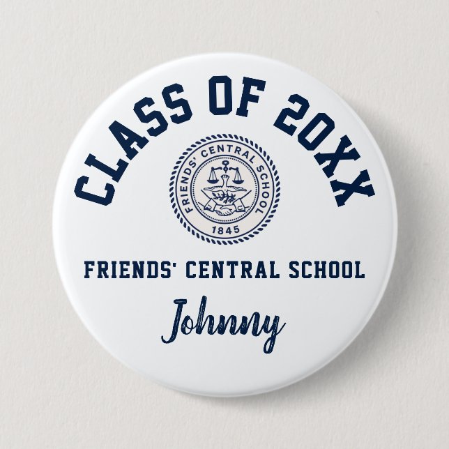 Benutzerdefiniertes Logo für die zentralen Schulsc Button (Vorderseite)