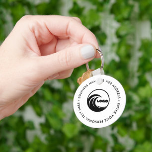Benutzerdefiniertes Logo Geschäft Marken-Schlüssel Schlüsselanhänger