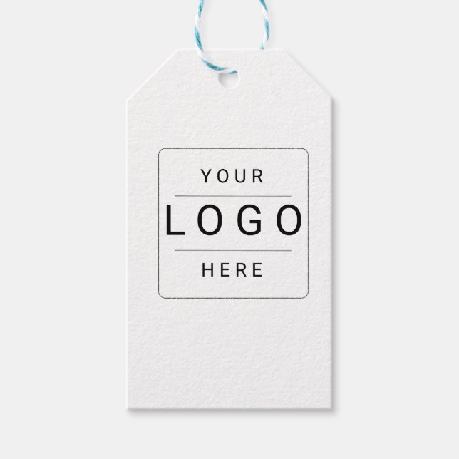 Benutzerdefiniertes Logo Geschenkanhänger (Vorderseite)