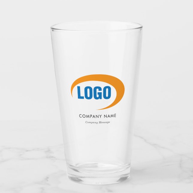 Benutzerdefiniertes Logo Glas (Vorderseite)