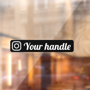 Benutzerdefiniertes Logo-Handle für Fensterheber Fensteraufkleber