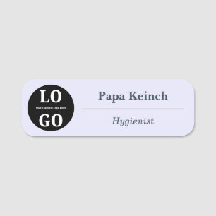Benutzerdefiniertes Logo Hygieniker Personal Klini Namensschild