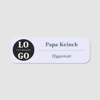 Benutzerdefiniertes Logo Hygieniker Personal Klini Namensschild