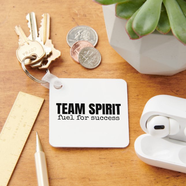 Benutzerdefiniertes Logo Inspiration Team Spirit O Schlüsselanhänger (Schreibtisch)