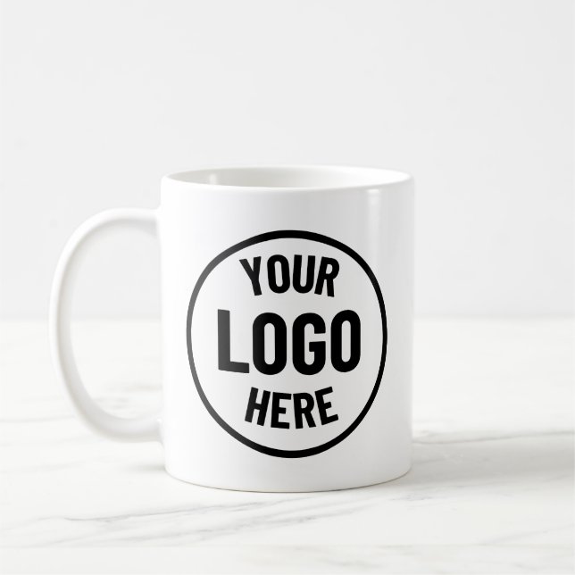 Benutzerdefiniertes Logo Kaffeetasse (Links)