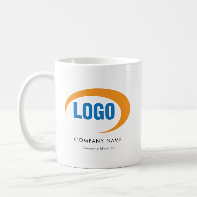 Benutzerdefiniertes Logo Kaffeetasse (Links)