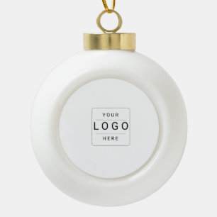 Benutzerdefiniertes Logo Keramik Kugel-Ornament