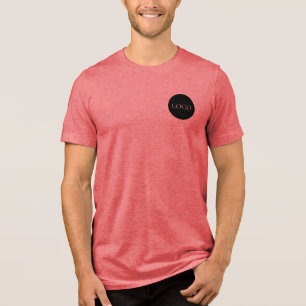 Benutzerdefiniertes Logo kleines Unternehmen für M Tri-Blend Shirt