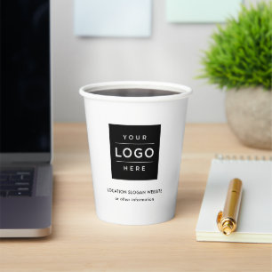 Benutzerdefiniertes Logo Markenunternehmen Promo Pappbecher