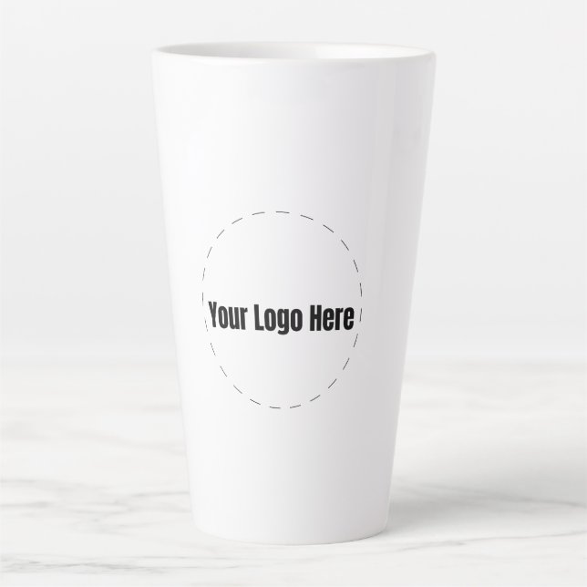Benutzerdefiniertes Logo Milchtasse (Vorderseite)