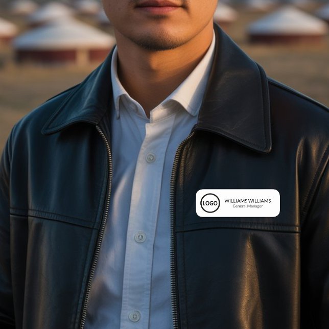 Benutzerdefiniertes Logo Mitarbeiter Magnetic oder Namensschild (Von Creator hochgeladen)