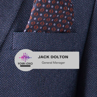 Benutzerdefiniertes Logo Mitarbeiter Magnetic oder Namensschild