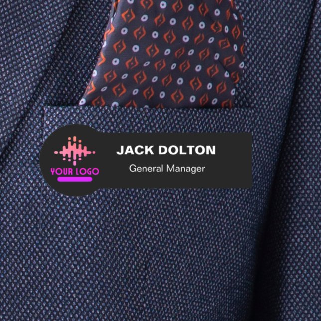 Benutzerdefiniertes Logo Mitarbeiter Magnetic oder Namensschild (Von Creator hochgeladen)