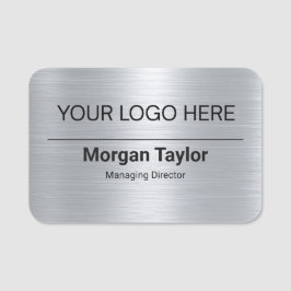 Benutzerdefiniertes Logo Mitarbeiter Magnetische S Namensschild