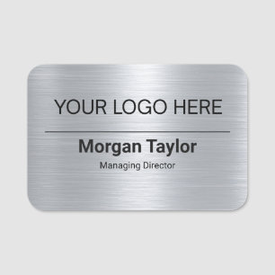 Benutzerdefiniertes Logo Mitarbeiter Magnetische S Namensschild