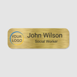 Benutzerdefiniertes Logo Mitarbeiter Personalisier Namensschild