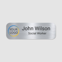 Benutzerdefiniertes Logo Mitarbeiter Personalisier Namensschild